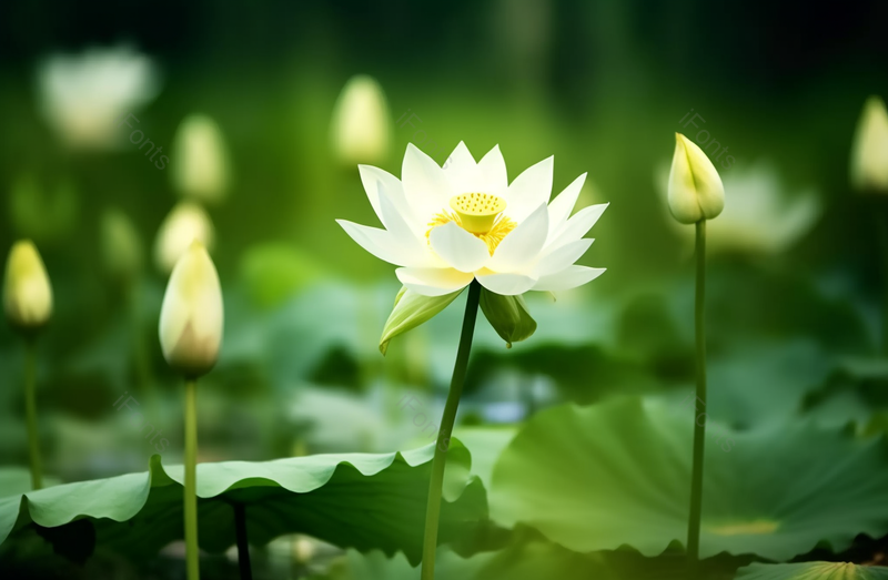 绿色盛开的花朵实拍摄影图,高清,摄影图,摄影图片,图片大全,摄影图免费下载